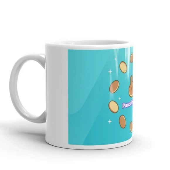 Pancake Swap Glossy White Mug - Picture 4 of 4